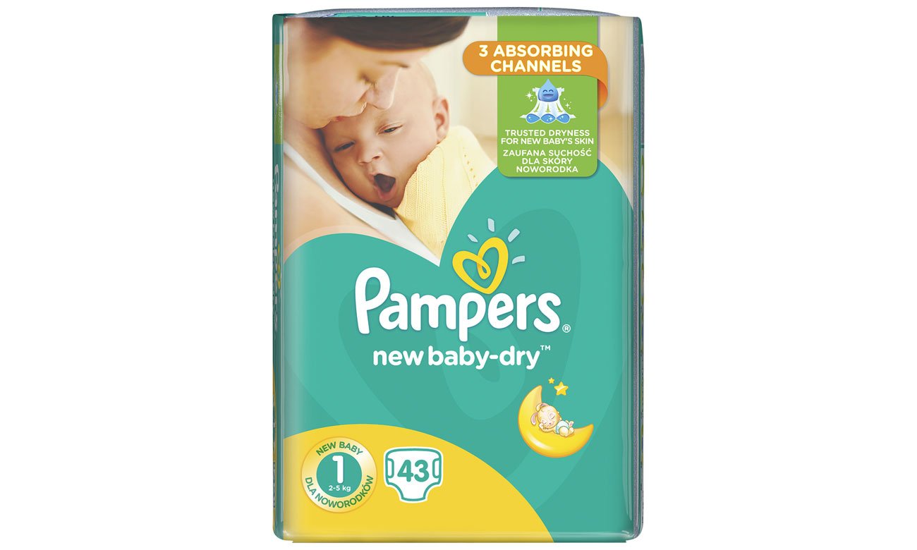 pampers newborn 1 cena 43 szt