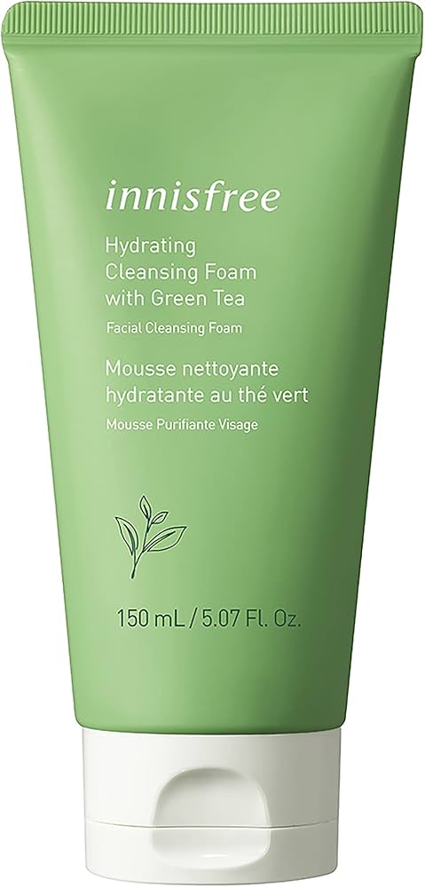 innisfree green tea cleansing foam pianka do mycia twarzy