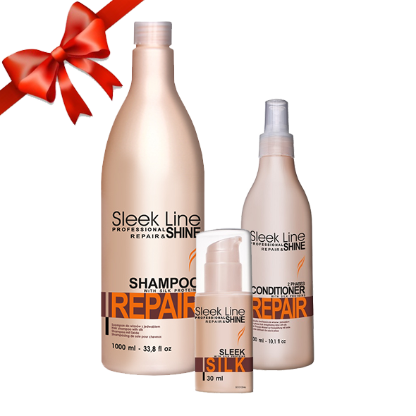 stapiz sleek line repair shampoo regenerujący szampon z jedwabiem