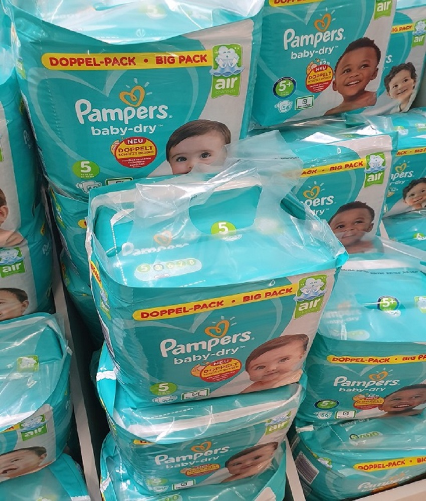 pampers diapers stock price
