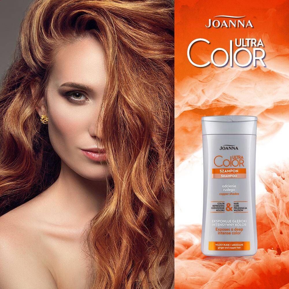 szampon koloryzuj acy do włosów rudych