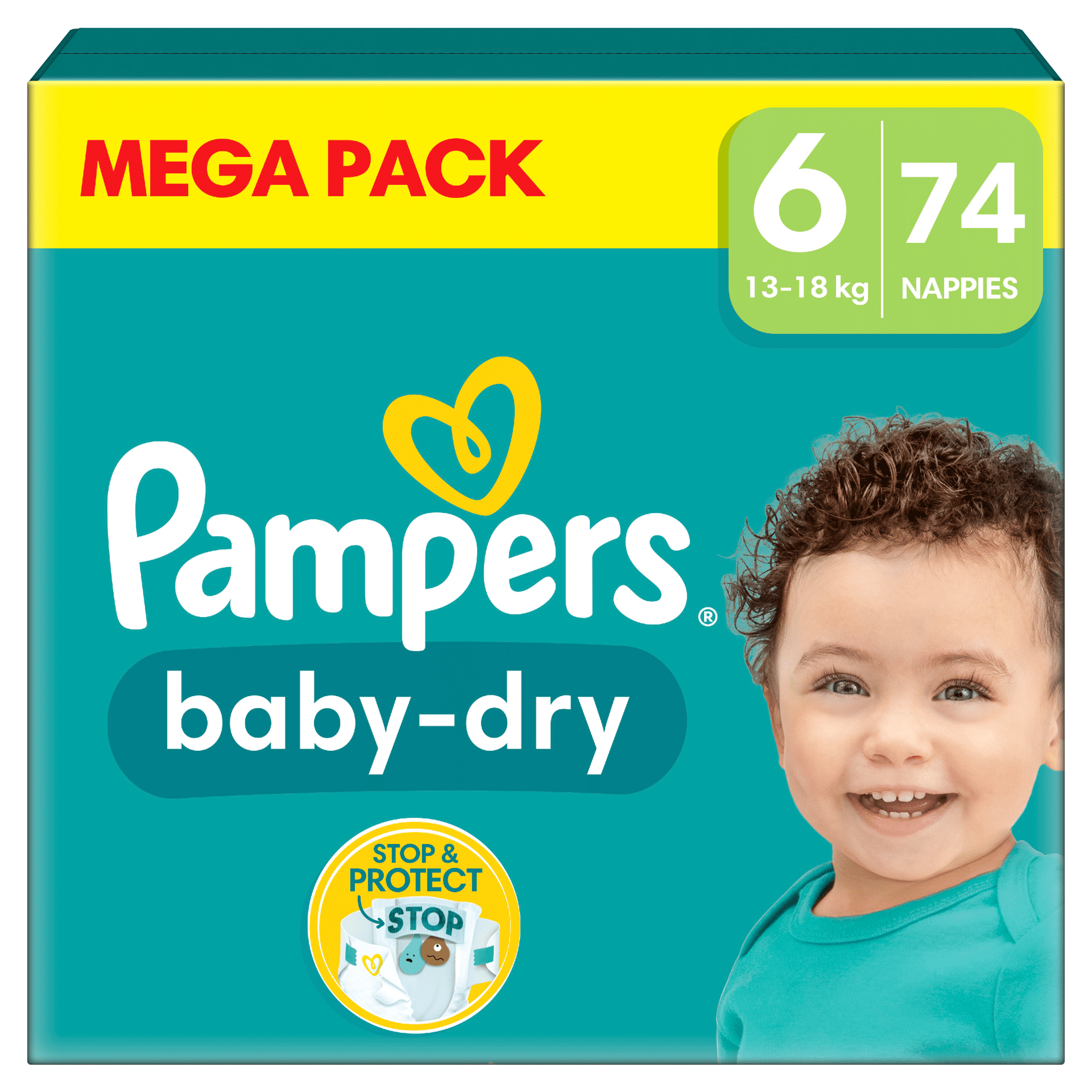pampers baby dry midi 74