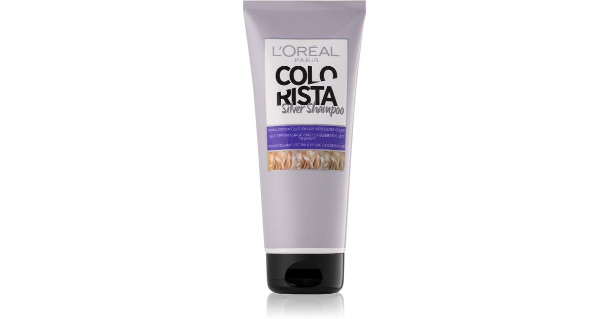 loreal colorista silver szampon