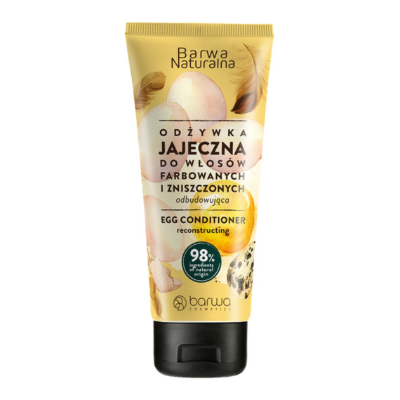 barwa naturalna odżywka do włosów jajeczna regenerująca 200ml