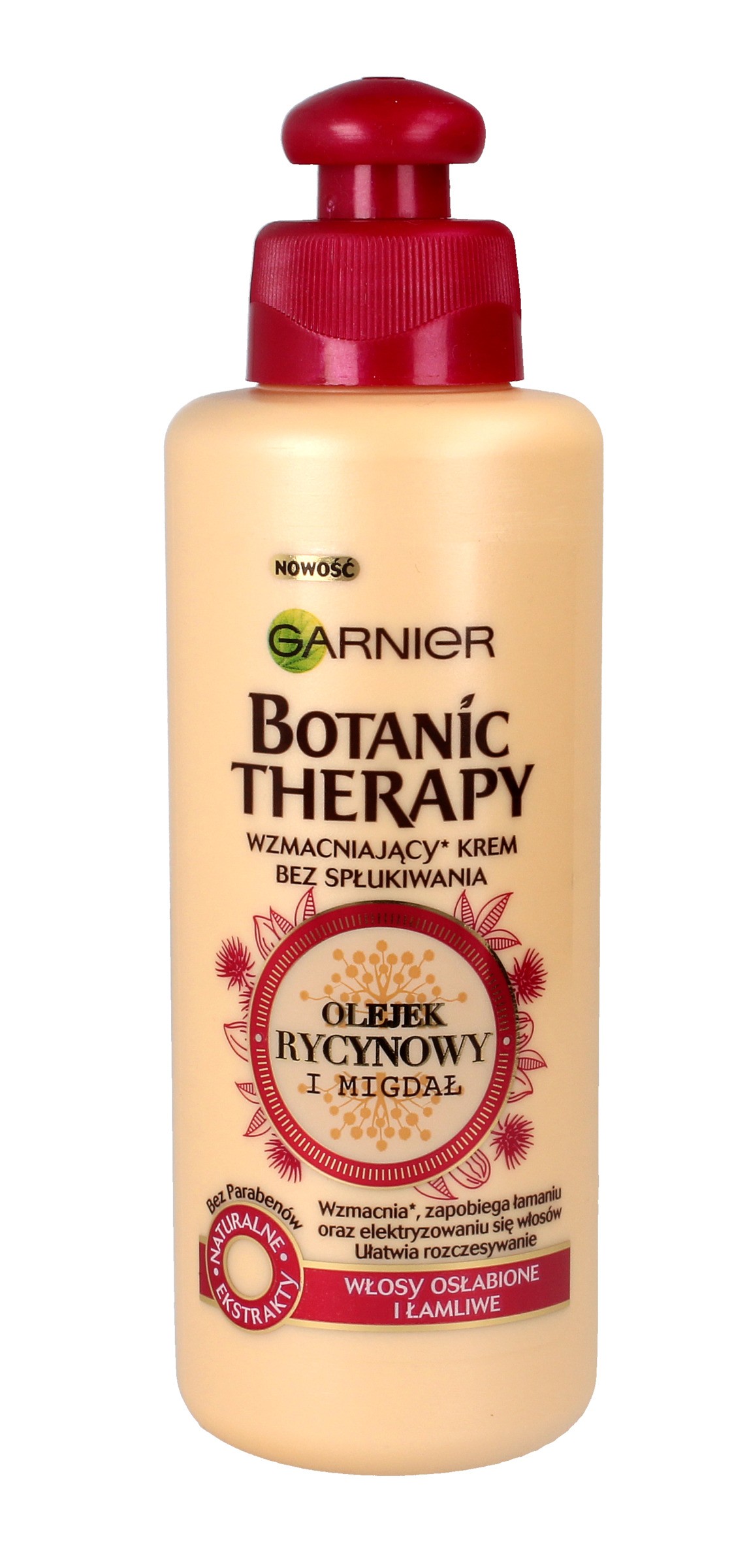 garnier botanic therapy krem do włosów olejek rycynowy 200ml