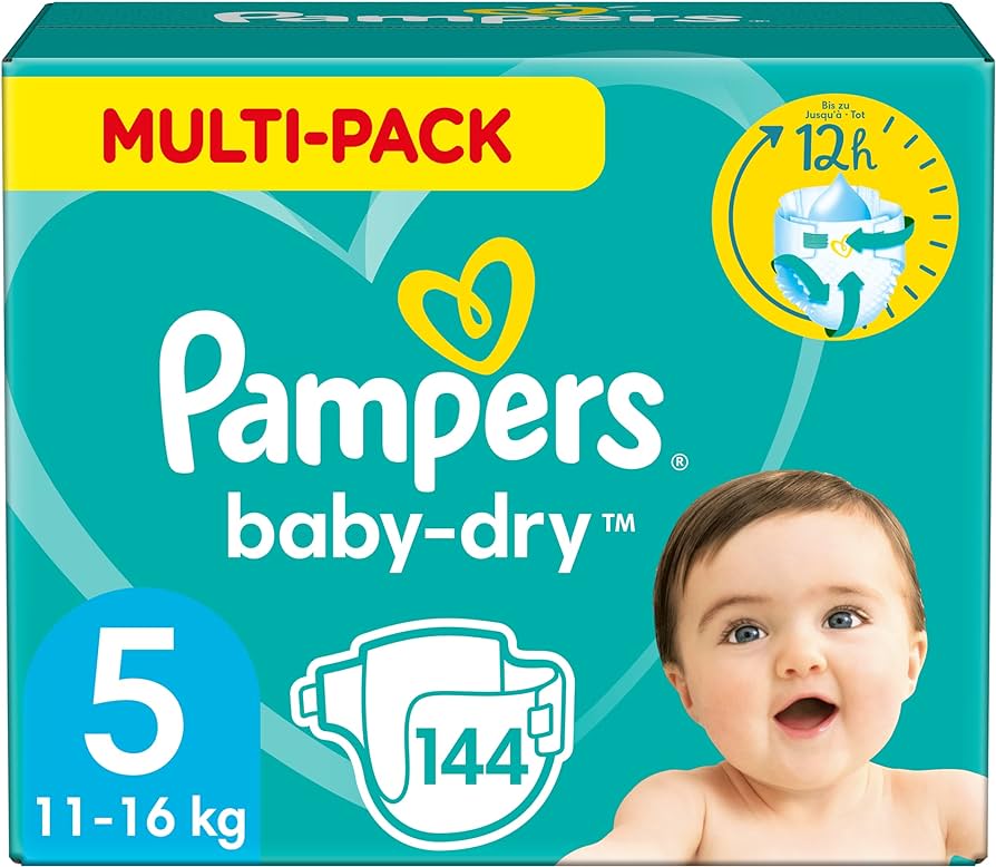 pampers w pudełku