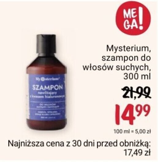 rossmann szampon mysterium