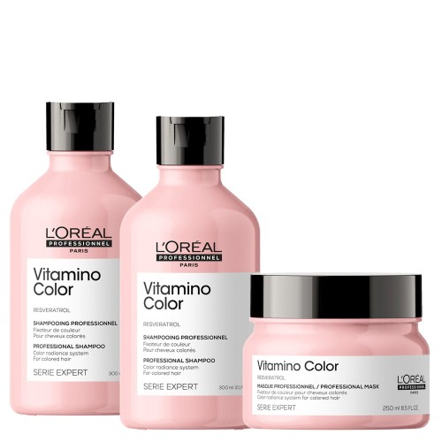 loreal vitamino color szampon odżywka i maska