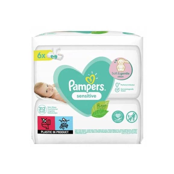 pampers sensitive chusteczki nawilżone