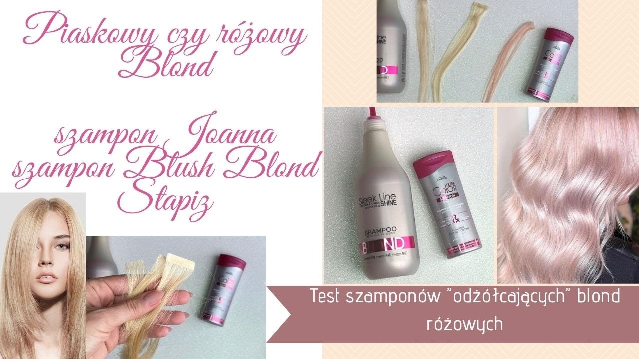 szampon sleek line blond efekty