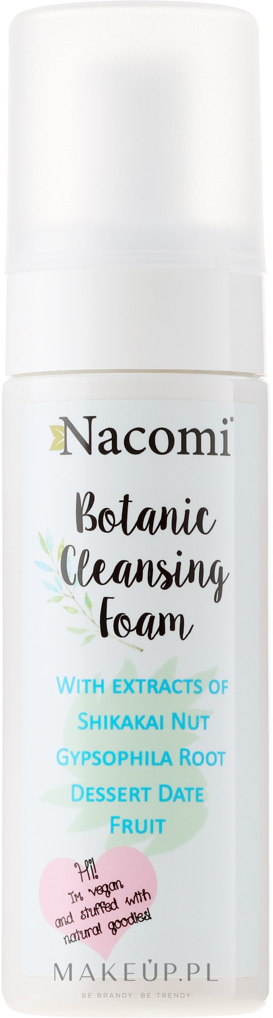 nacomi botanic cleansing foam pianka do mycia twarzy