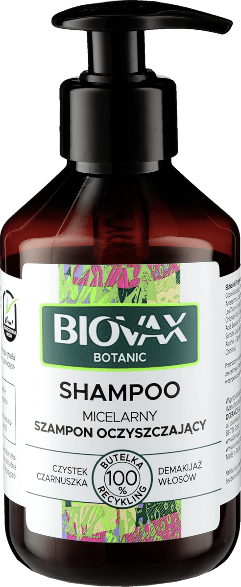 biovax szampon micelarny 10 ml