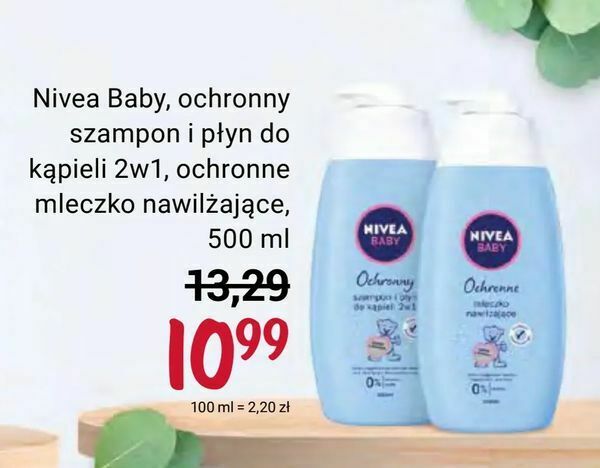 rossmann nivea baby szampon i płyn do kąpieli