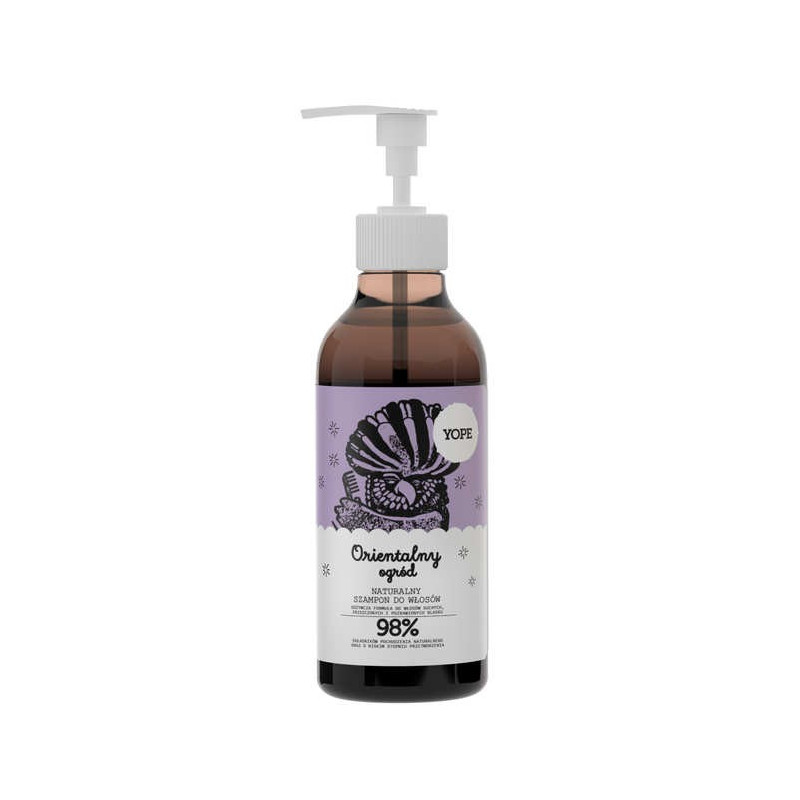 naturalny szampon do włosów orientalny ogród 300ml yope