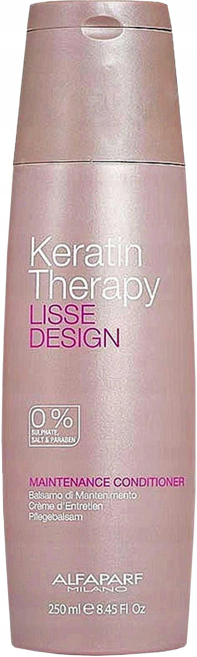 alfaparf keratin therapy lisse design odżywka do włosów 250ml