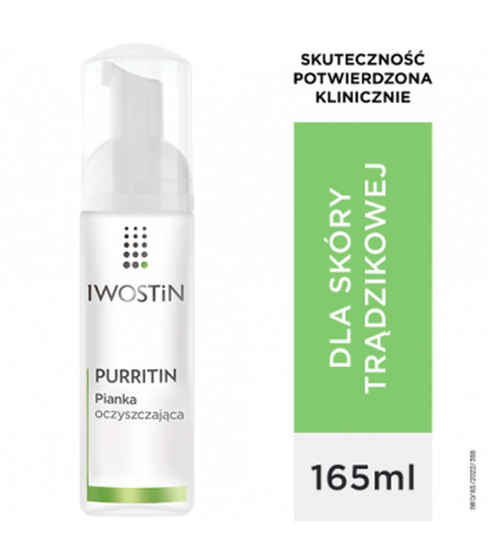 iwostin purritin pianka do mycia twarzy swizaz