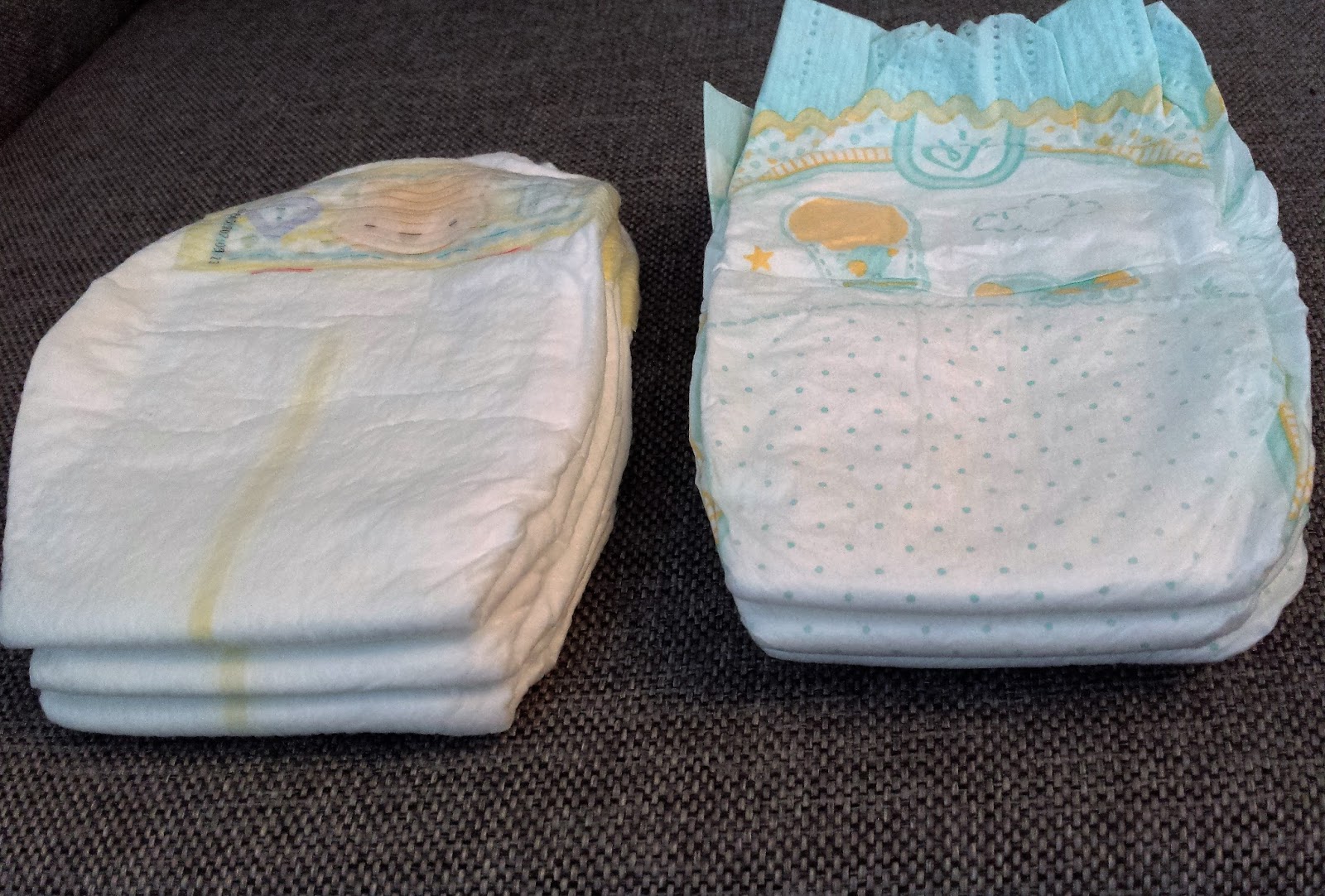 pampers premium care 3 a new baby dry porównanie