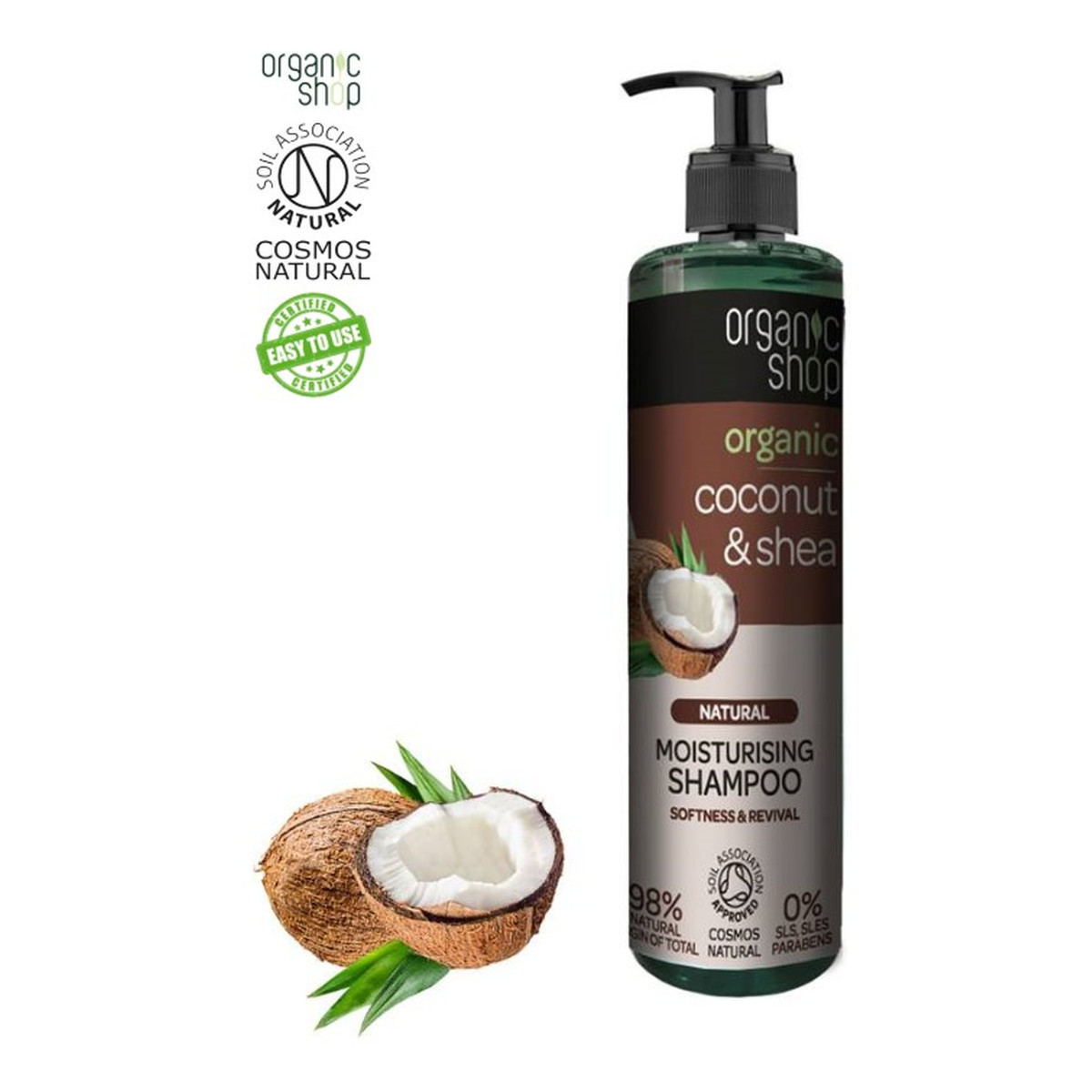 organic shop szampon coconut