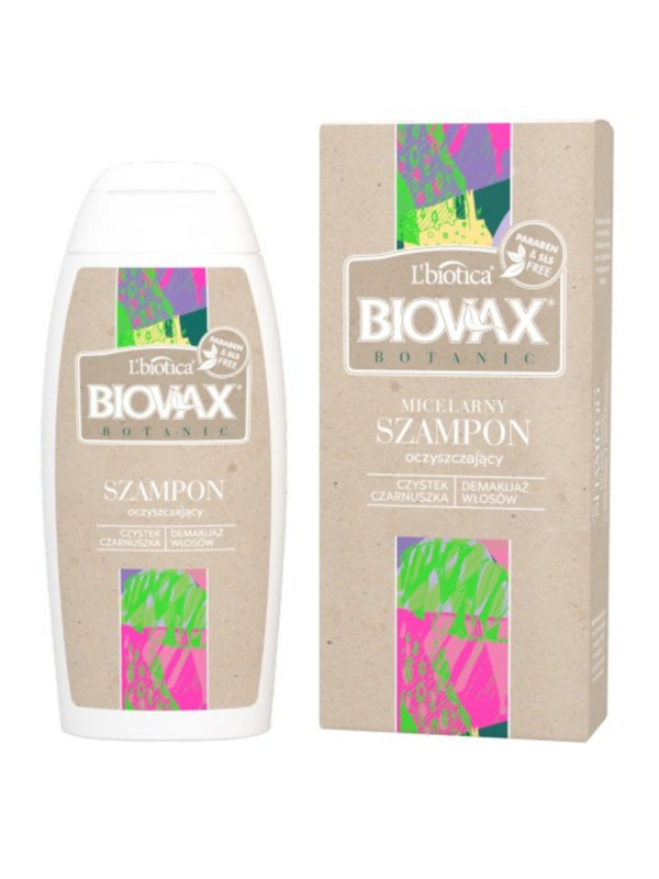 biovax botanic micelarny szampon