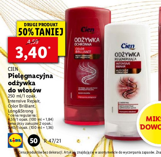 lidl odżywka do włosów