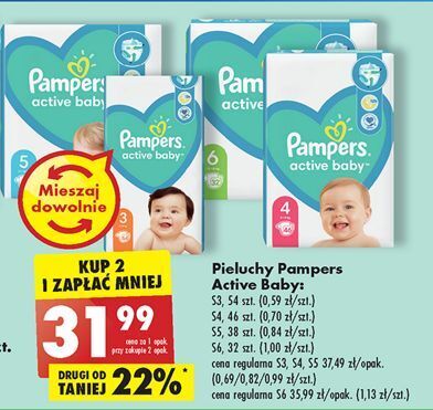 pieluchy pampers biedronka cena