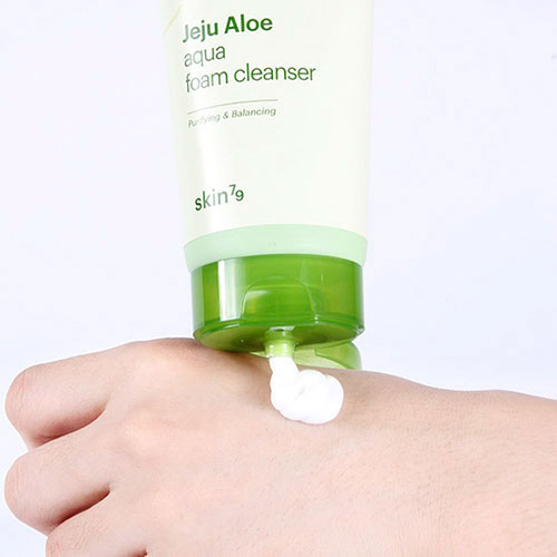 pianka myjąca do twarzy jeju aloe foam cleanser