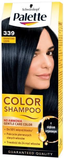 palette color shampoo szampon koloryzujący 339 granatowa czerń