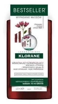 klorane chinina szampon na bazie chininy 400 ml