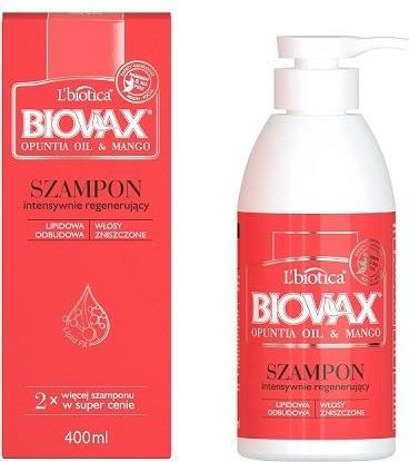 szampon biovax regenerujący z opuncja i mango