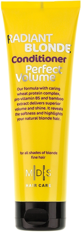 radiant blonde szampon perfect volume