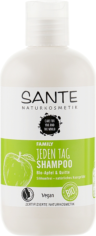 szampon sante z organicznym jablkiem i pigwa