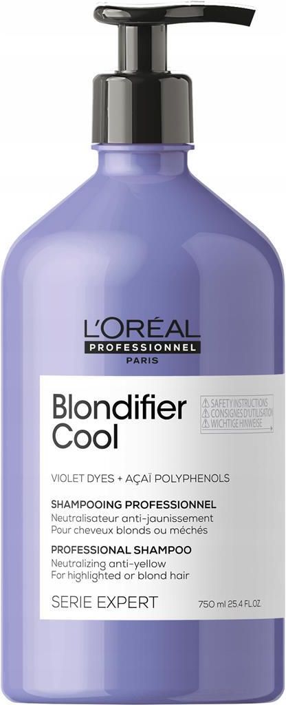 blondifier cool szampon minimalizujący żółty odcień włosów blond 500ml