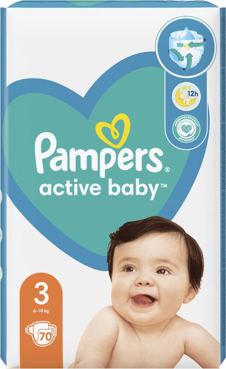 pieluchy pampers active baby