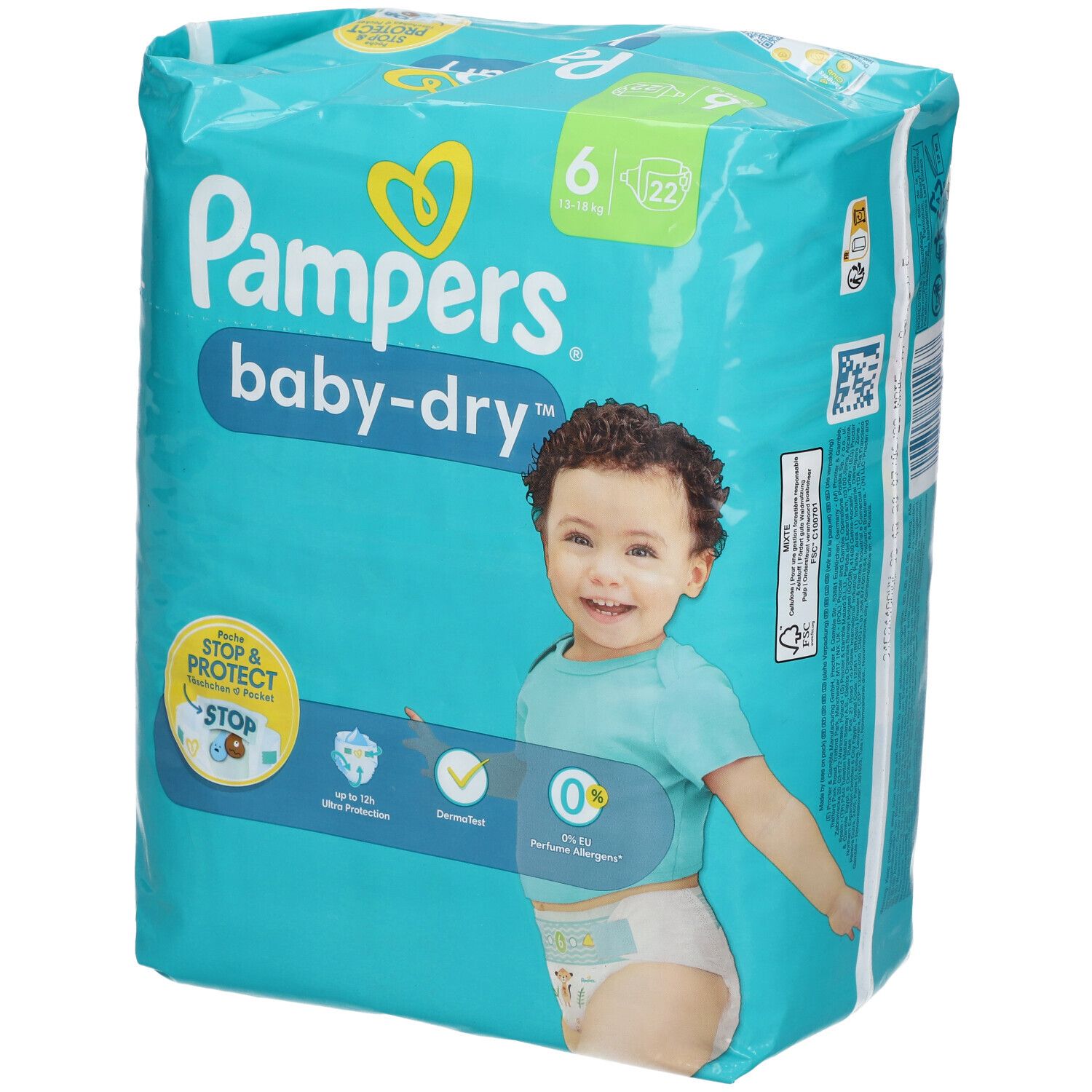 pampers baby dry 6+ extra large sklep