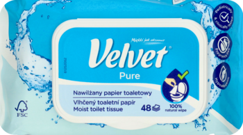 velvet chusteczki nawilżane pure cena rossmann