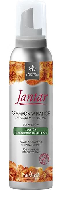 szampon w piance jantar