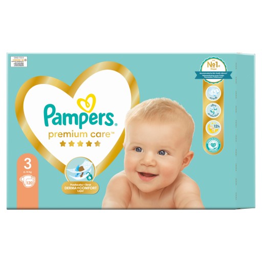 pieluchy jednorazowe pampers premium care 3 midi 5-9 kg