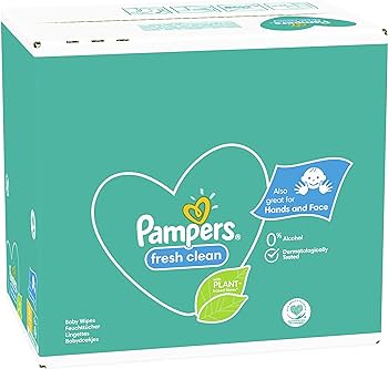 chusteczki duzo paczek pampers