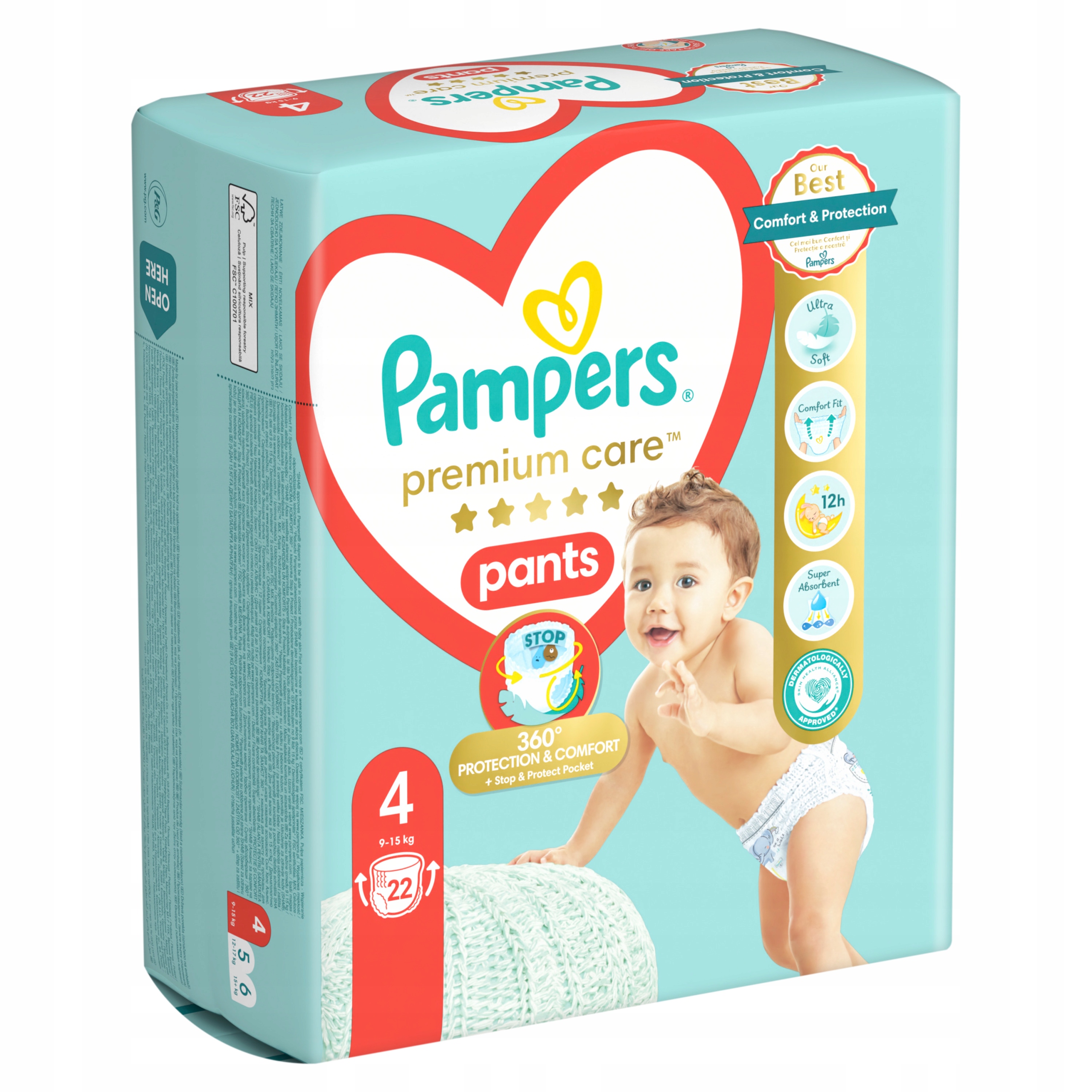 pampers 22 szt