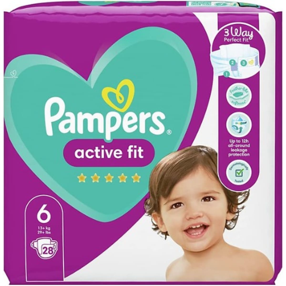 active fit pampers size 6