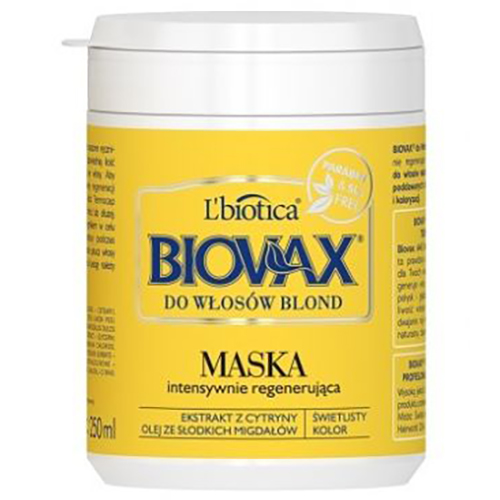 odżywka biovax do włosów blond