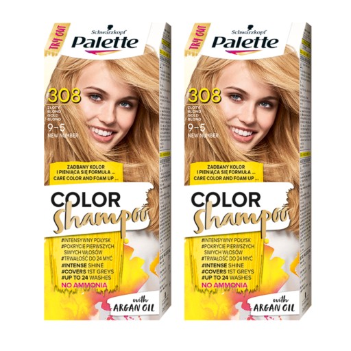 palette popielaty blond szampon