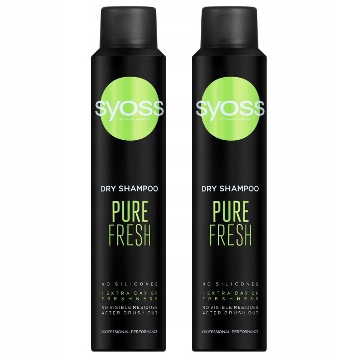 syoss pure fresh suchy szampon