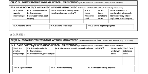 4 stronicowy wzor zapotrzebowania na pieluchomajtki