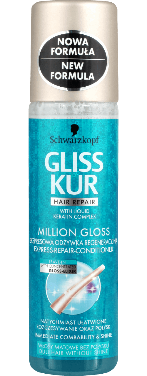 gliss kur million gloss ekspresowa odżywka regeneracyjna do włosów