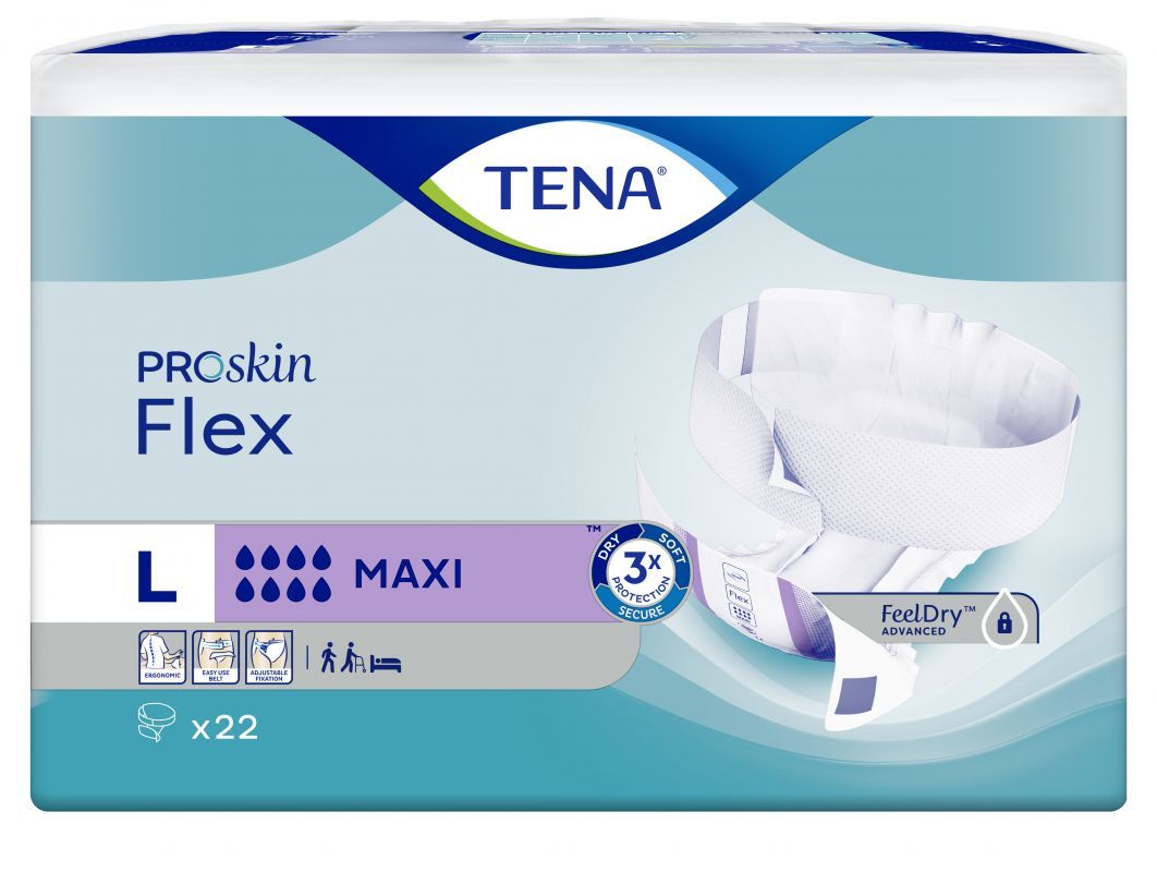 pieluchomajtki tena flex maxi l