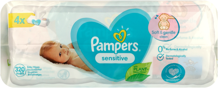 pampers sensitive 56 cena rossmann