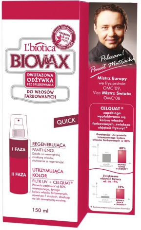 odżywka do włosów biovax bez spłukiwania