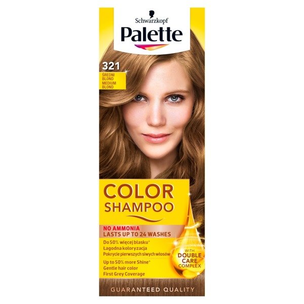 szampon do włosów palette średni blond