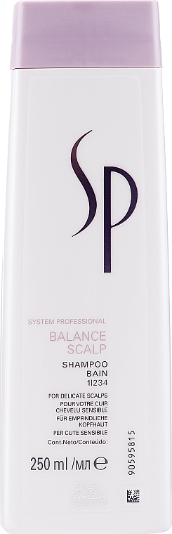 wella sp balance scalp szampon kojący do wrażliwej skóry głowy